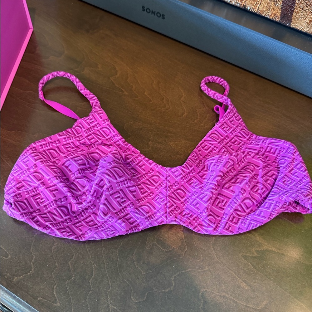 Fendi X Skims Limited Edition Scoop Bralette in collector box